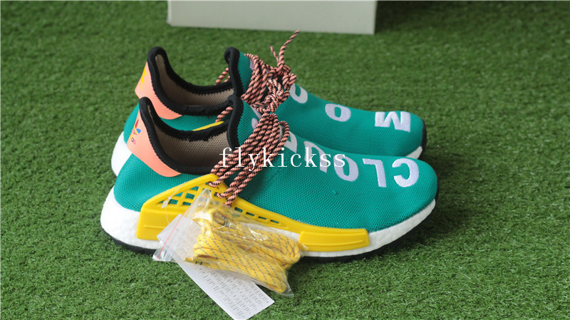 Final Version Pharrell Williams X Adidas NMD Human Race Sun Glow